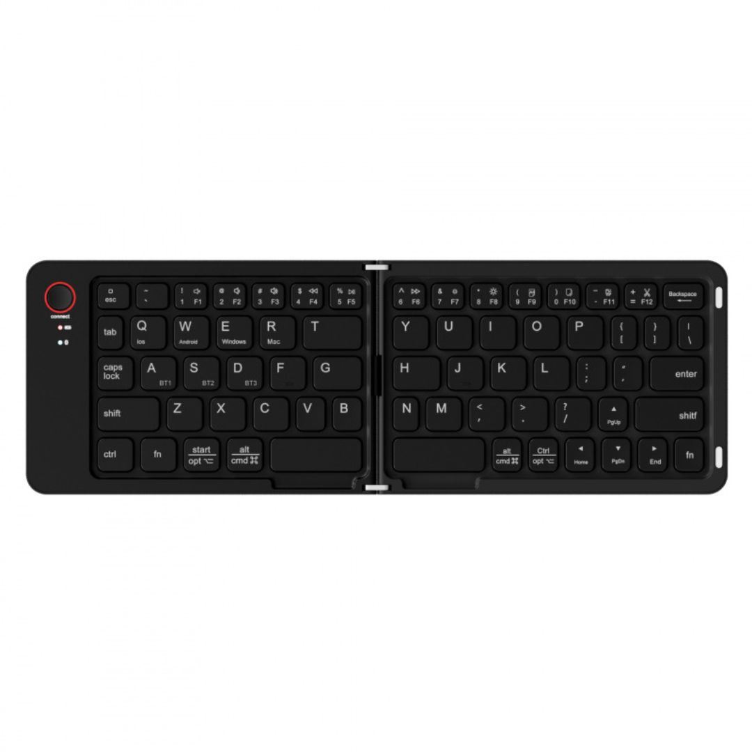 Teclado Inalámbrico Plegable Bluetooth Multidispositivo CMK-B023 Negro